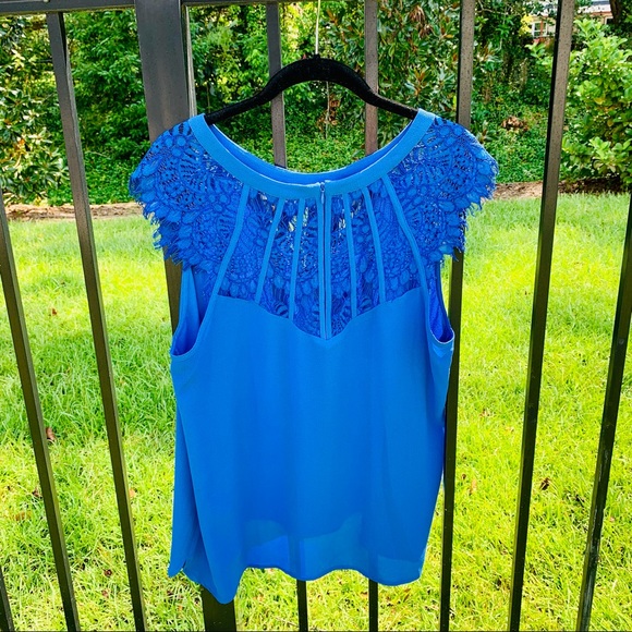 Blue Lace Top - Picture 2 of 2